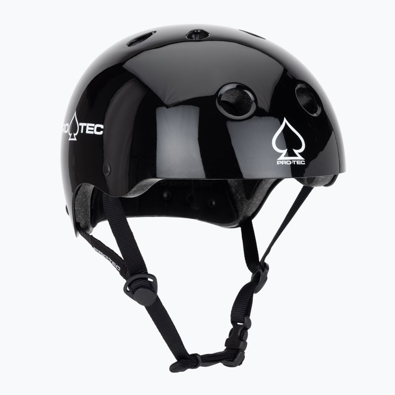 Pro-Tec Classic Сертифицирана каска черен гланц
