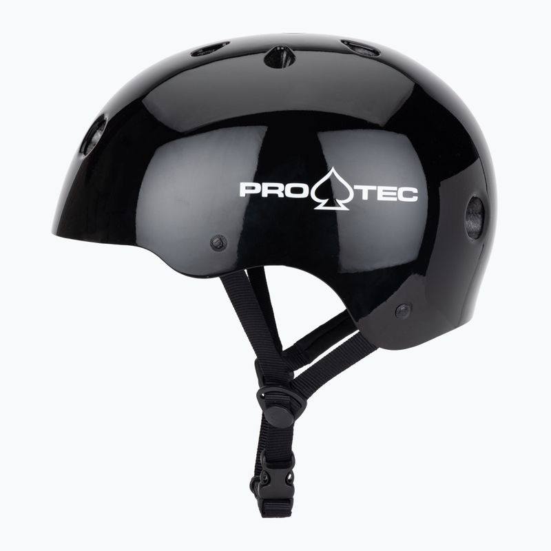 Pro-Tec Classic Сертифицирана каска черен гланц 3