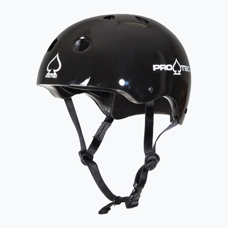 Pro-Tec Classic Сертифицирана каска черен гланц