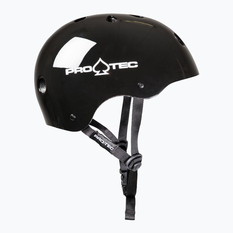 Pro-Tec Classic Сертифицирана каска черен гланц 2