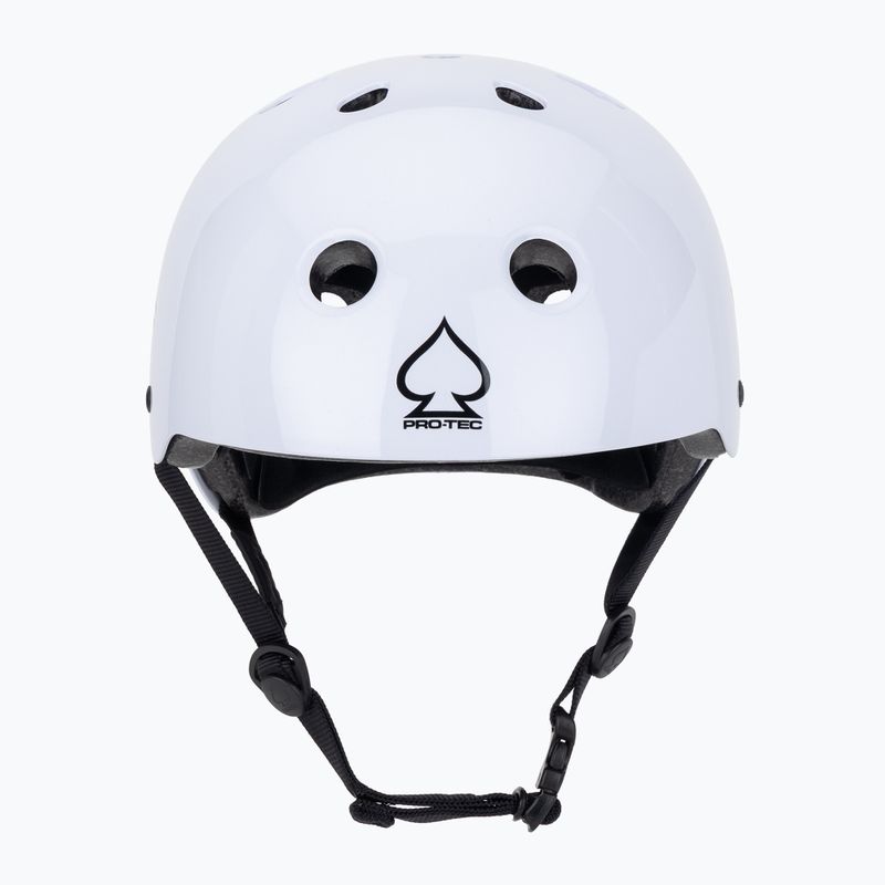 Pro-Tec Classic Сертифицирана каска бял гланц 2