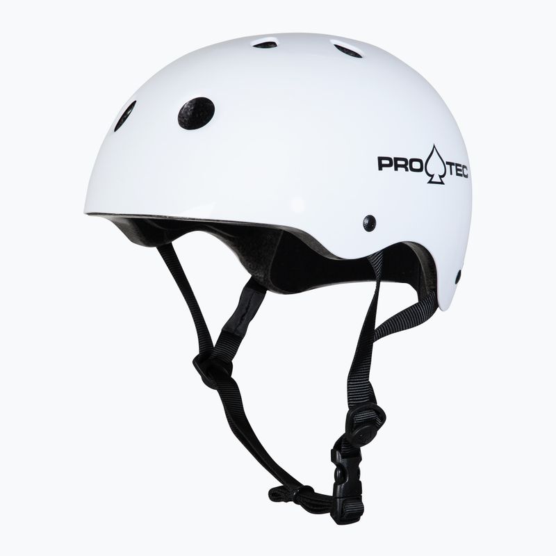 Pro-Tec Classic Сертифицирана каска бял гланц
