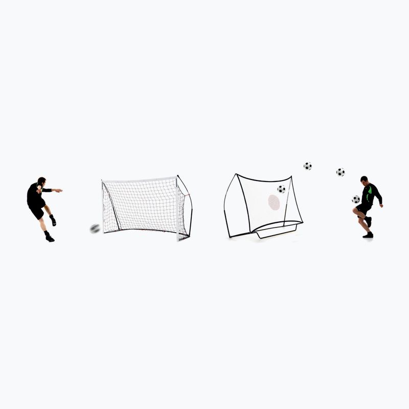 QuickPlay Kickster Academy Combo 240 x 150 cm преносима футболна врата и рикошет QP0535