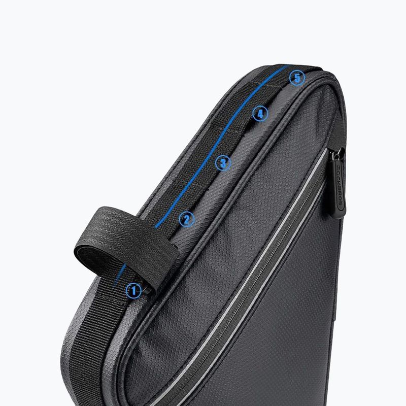Чанта за рамка на велосипед Rockbros B39-2 1,5 l black 7