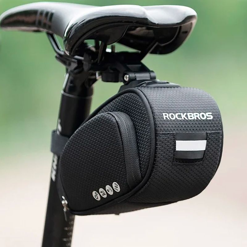 Чанта за велосипед под седлото Rockbros C40 1,2 л черна 8
