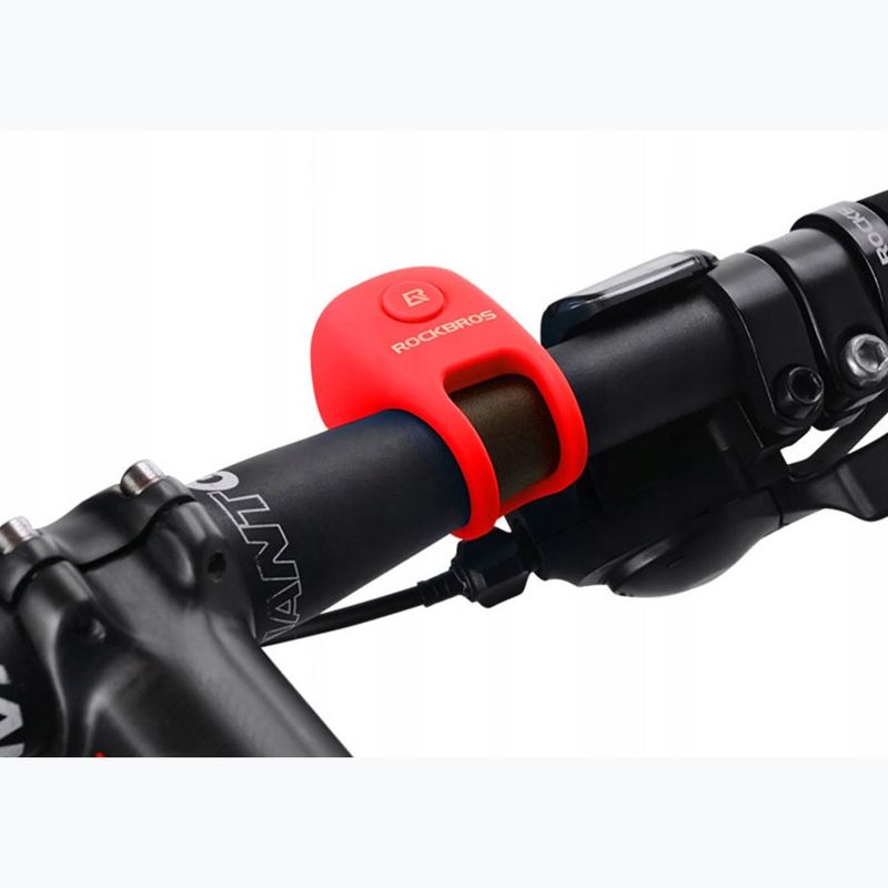 Камбана за велосипед Rockbros CB1709 червена 4