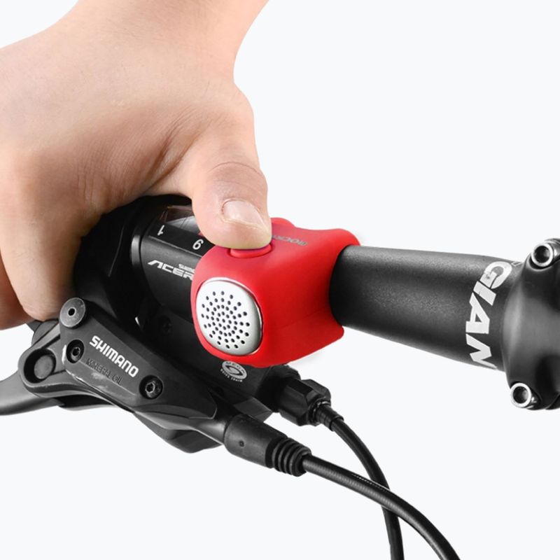 Камбана за велосипед Rockbros CB1709 червена 5
