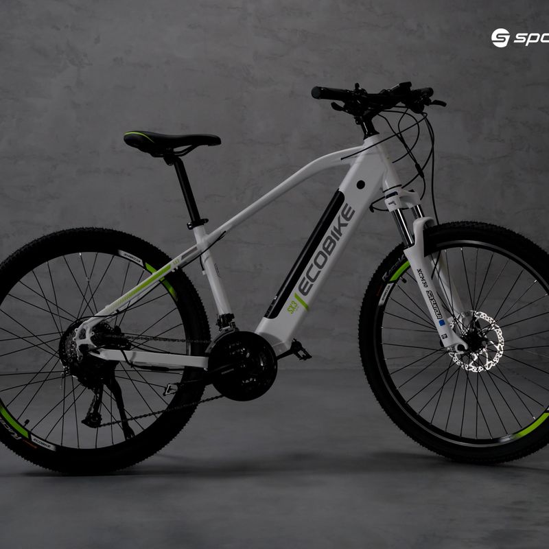 Електрически велосипед Ecobike SX3/X-CR LG 13Ah бял 1010401 11