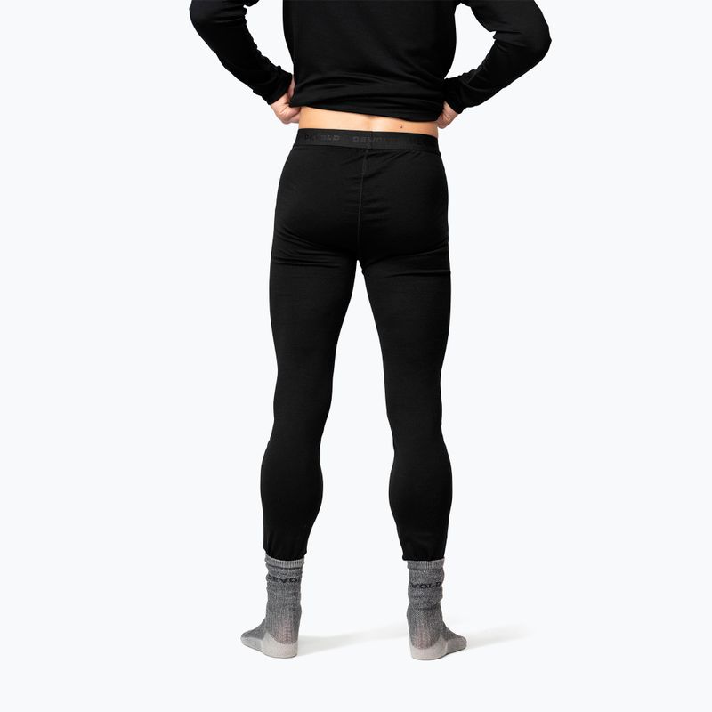 Мъжки термоактивни панталони Devold Breeze Merino 150 Longs black 2