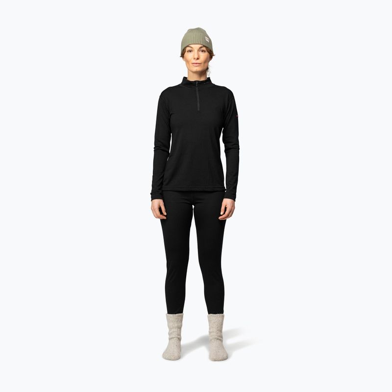 Дамски термоактивен суитшърт Devold Breeze Merino 150 Zip Neck black 2