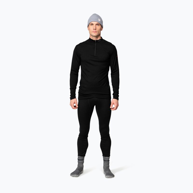 Мъжки термоактивен суитшърт Devold Breeze Merino 150 Zip Neck black 2
