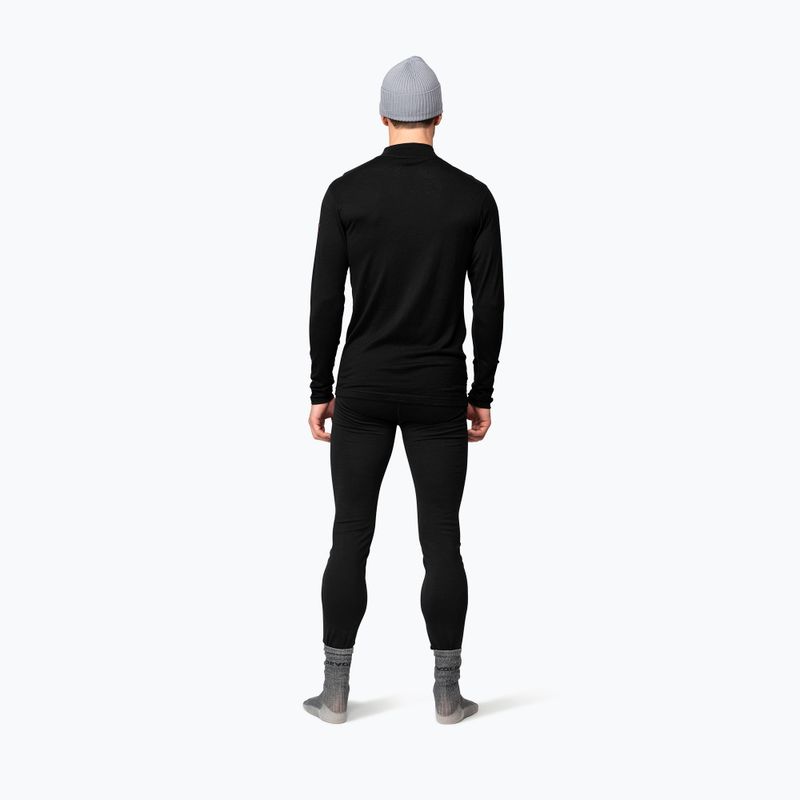 Мъжки термоактивен суитшърт Devold Breeze Merino 150 Zip Neck black 3