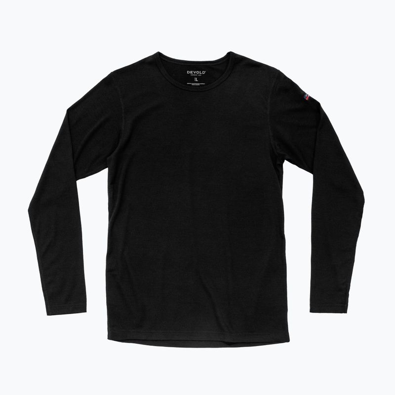 Мъжки термоактивен суитшърт Devold Breeze Merino 150 black 5