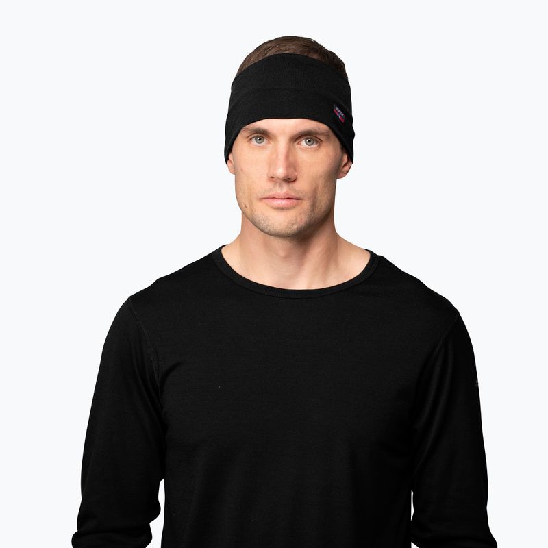 Лента за глава Devold Breeze Merino 150 black 2