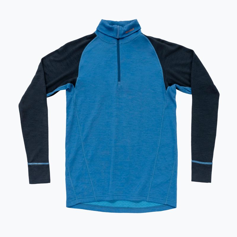 Мъжки термоактивен суитшърт Devold Duo Active Merino 205 Zip Neck blue/ink 5
