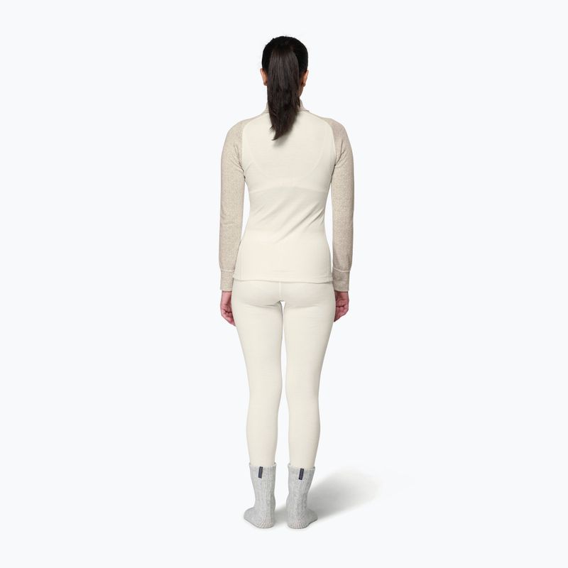 Дамски термоактивен суитшърт Devold Duo Active Merino 205 Zip Neck raw white 3