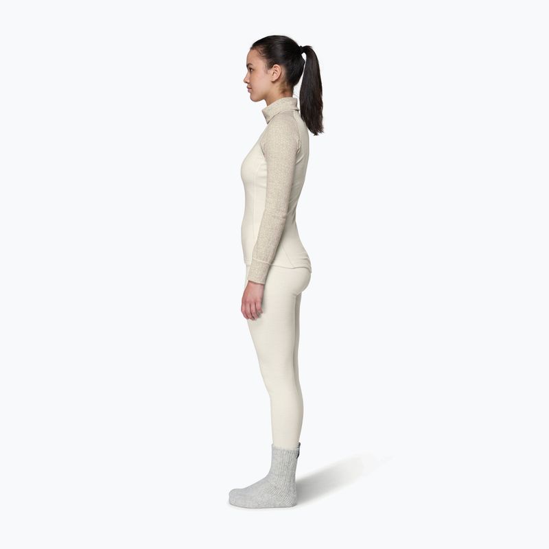 Дамски термоактивен суитшърт Devold Duo Active Merino 205 Zip Neck raw white 4
