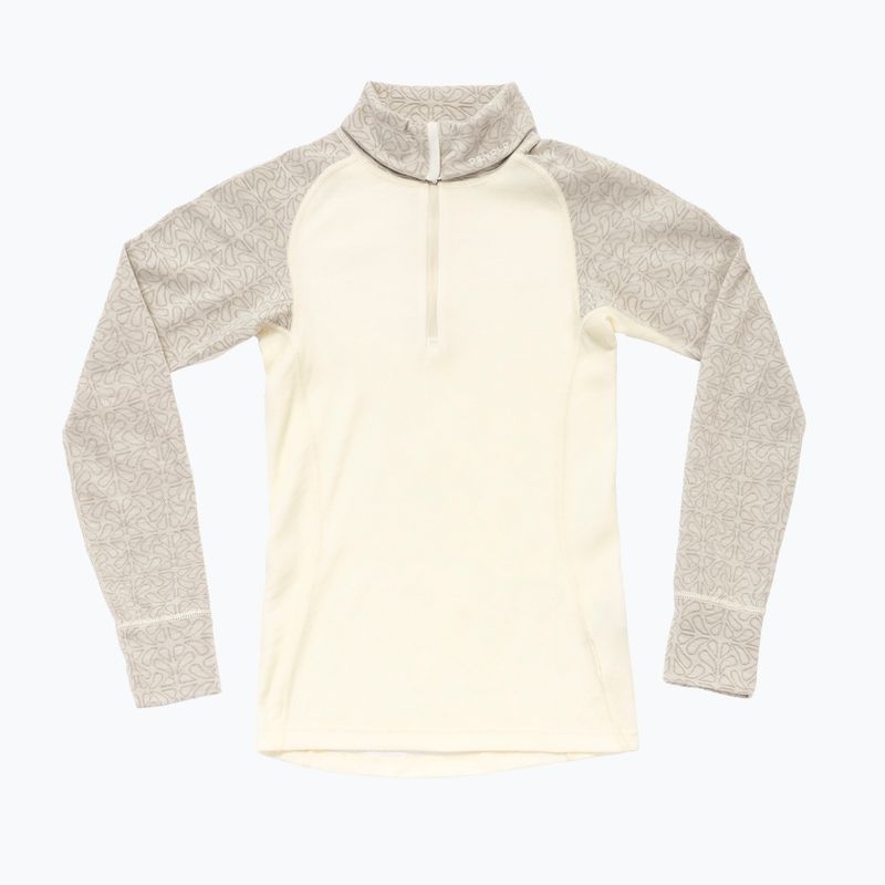 Дамски термоактивен суитшърт Devold Duo Active Merino 205 Zip Neck raw white 5