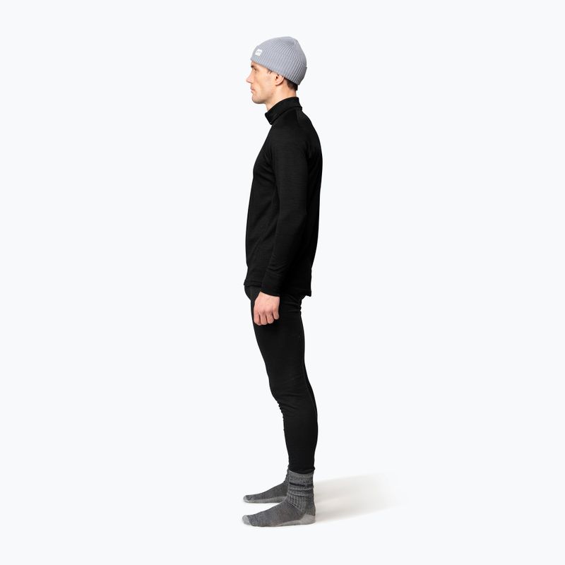 Мъжки термоактивен суитшърт Devold Duo Active Merino 205 Zip Neck black 4