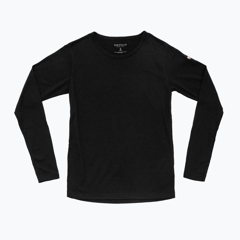 Дамски термоактивен суитшърт Devold Breeze Plus Merino 200 black 5