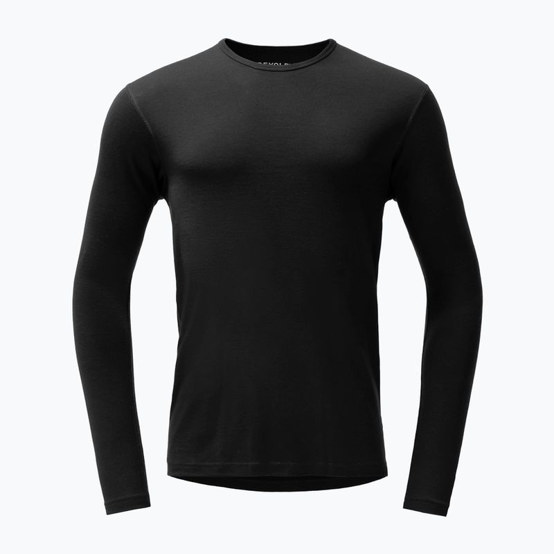 Мъжки термоактивен суитшърт Devold Breeze Plus Merino 200 black 5