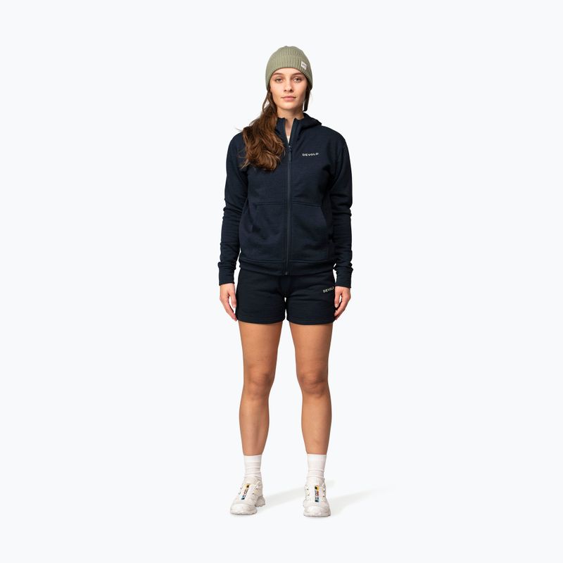 Дамски суитшърт Devold Everyday Zip Hoodie ink 2