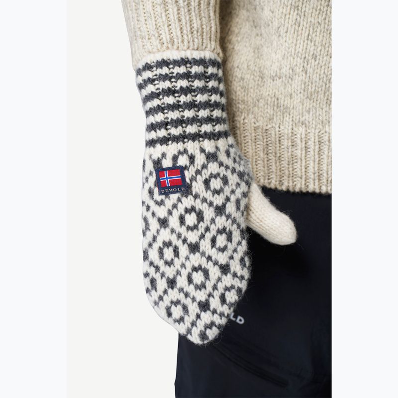 Ръкавици Devold Svalbard Wool Mitten offwhite/anthracite 2