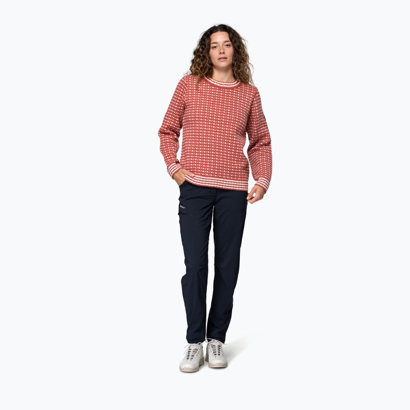 Пуловер Devold Islender Refined marsala/offwhite 2