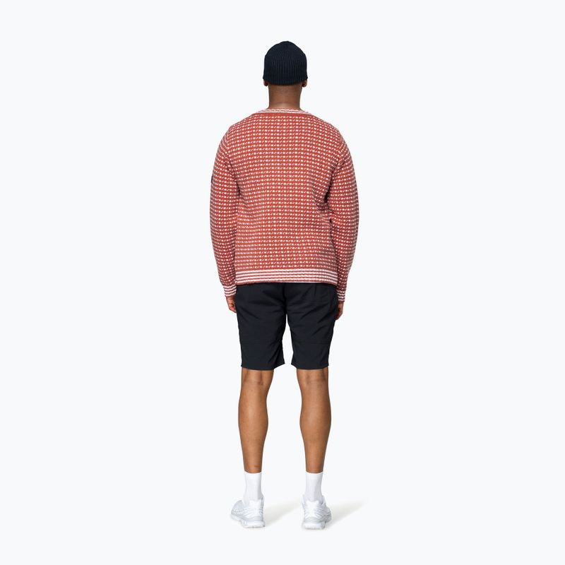 Пуловер Devold Islender Refined marsala/offwhite 6