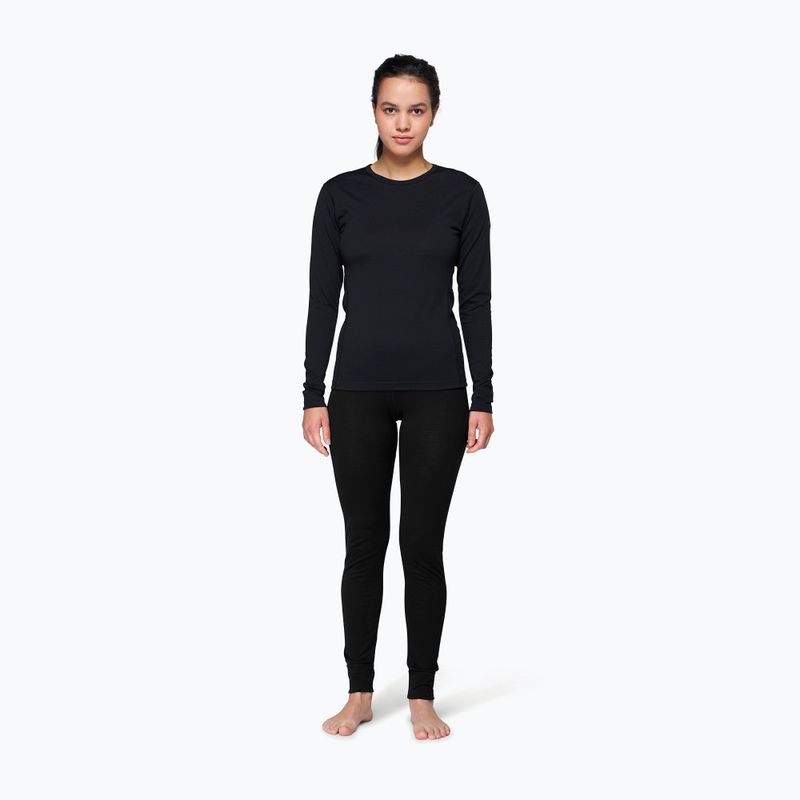 Дамски термоактивен суитшърт Devold Breeze Merino 150 black 2