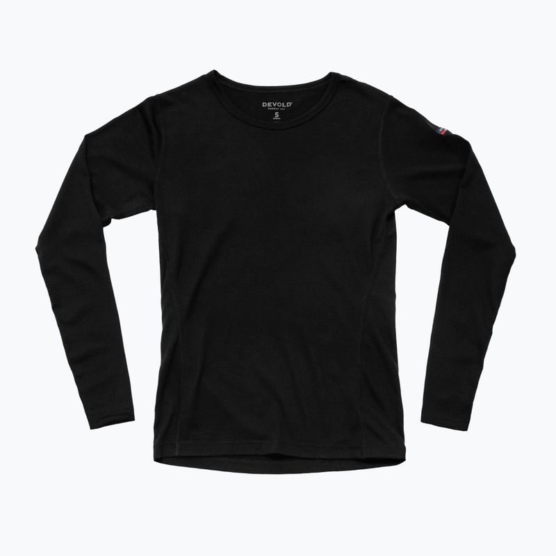 Дамски термоактивен суитшърт Devold Breeze Merino 150 black 5
