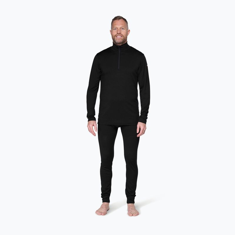 Мъжки термоактивен суитшърт Devold Breeze Plus Merino 200 Zip Neck black 2