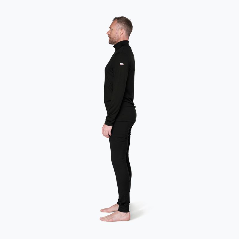 Мъжки термоактивен суитшърт Devold Breeze Plus Merino 200 Zip Neck black 4