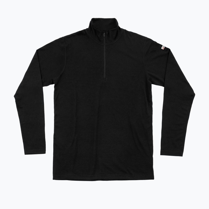 Мъжки термоактивен суитшърт Devold Breeze Plus Merino 200 Zip Neck black 5