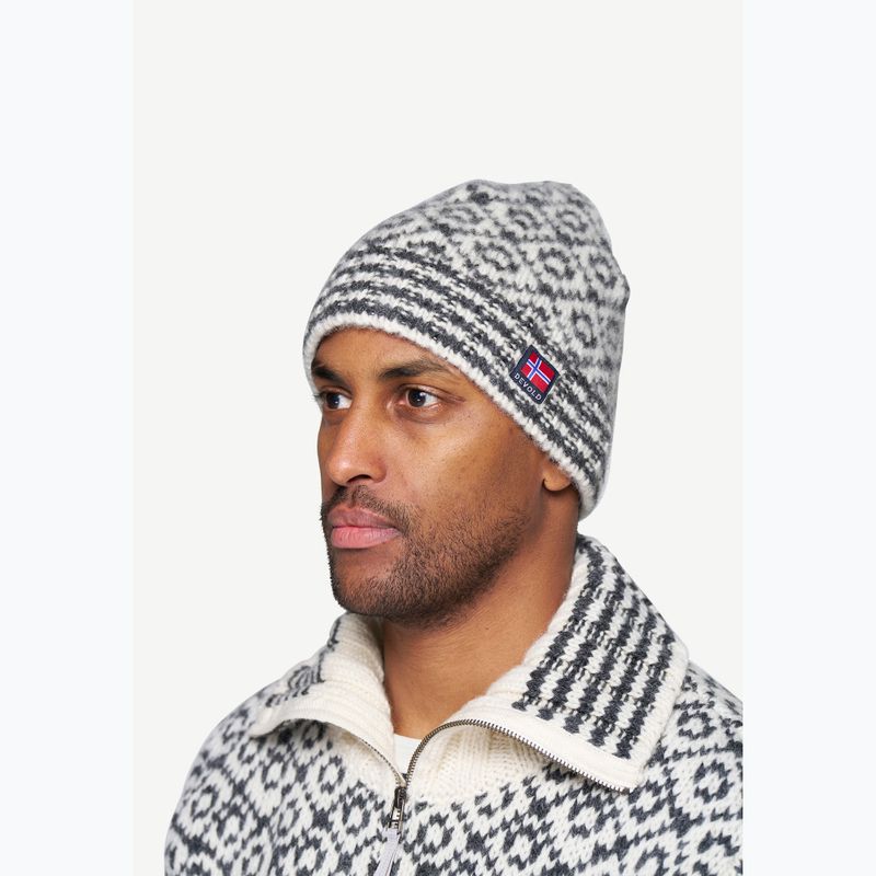 Зимна шапка Devold Svalbard Wool offwhite/grey 3