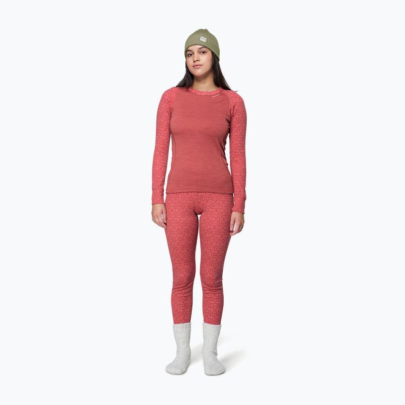 Дамски термоактивен суитшърт Devold Duo Active Merino 205 marsala 2