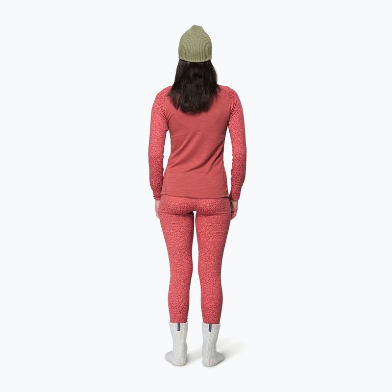 Дамски термоактивен суитшърт Devold Duo Active Merino 205 Zip Neck marsala 3