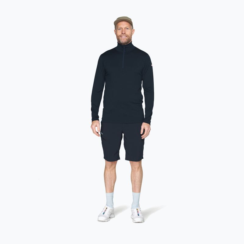 Мъжки термоактивен суитшърт Devold Breeze Plus Merino 200 Zip Neck ink 2