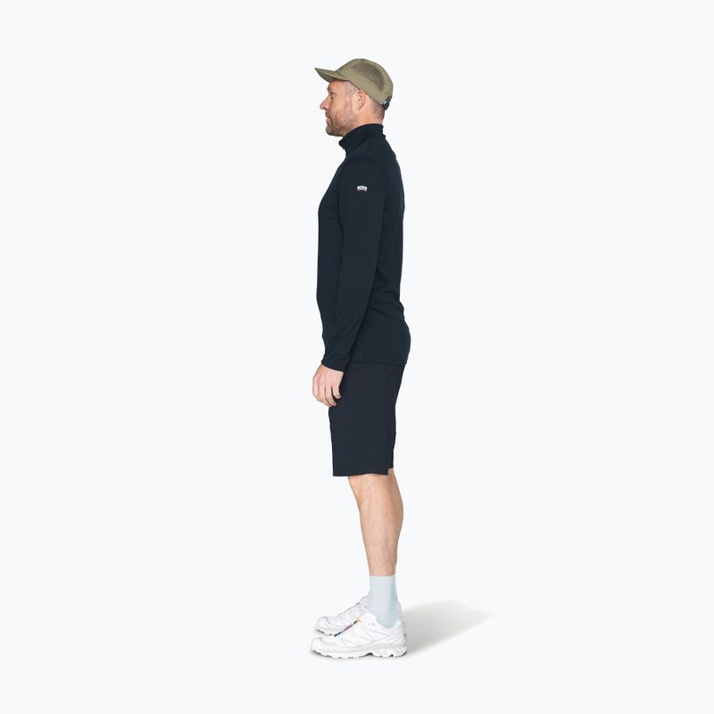 Мъжки термоактивен суитшърт Devold Breeze Plus Merino 200 Zip Neck ink 4