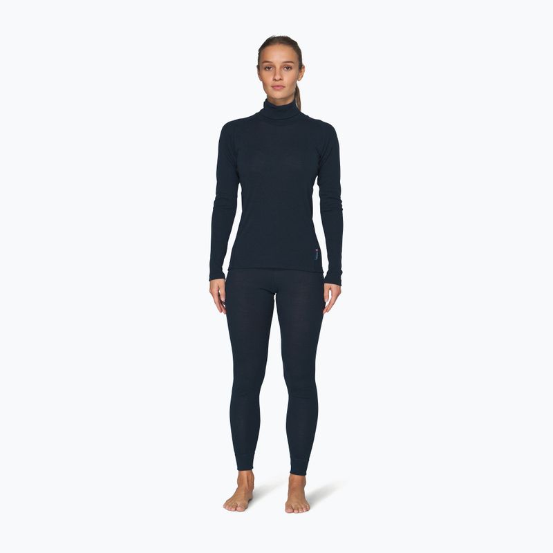 Дамски термоактивен суитшърт Devold Adventure Merino 190 High Neck ink 2