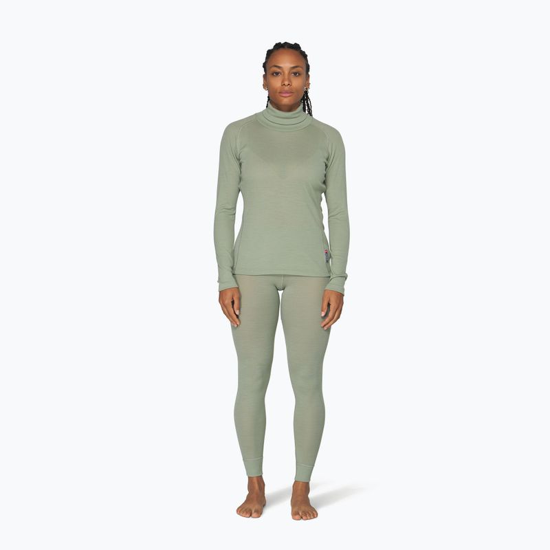 Дамски термоактивен суитшърт Devold Adventure Merino 190 High Neck fog 2