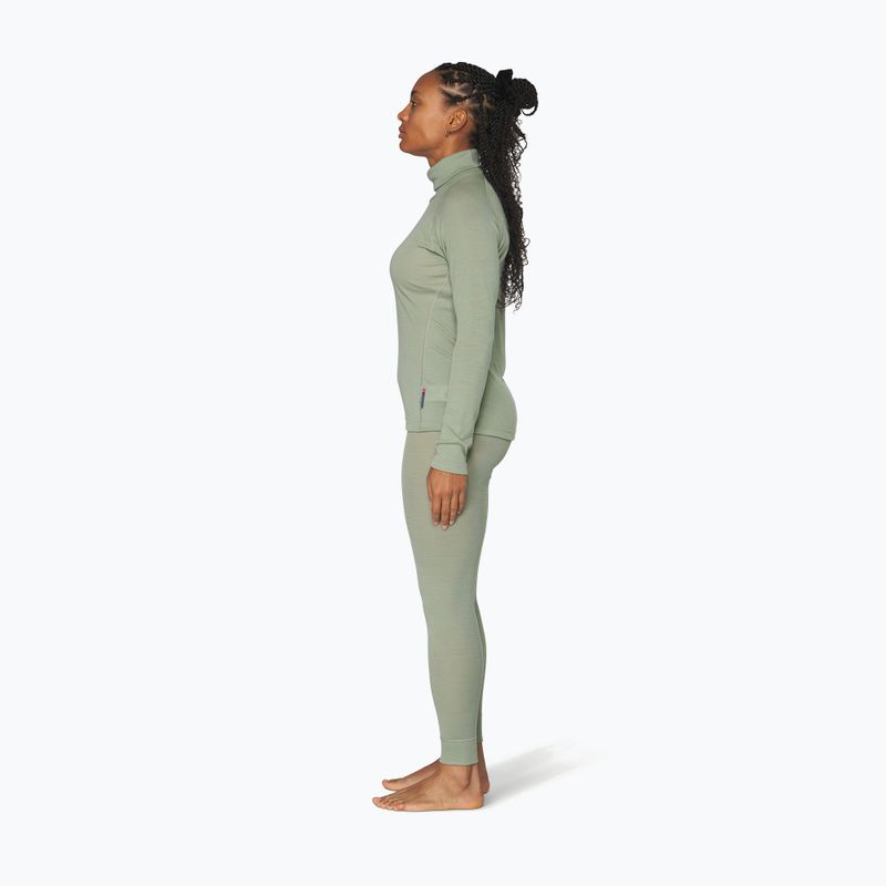 Дамски термоактивен суитшърт Devold Adventure Merino 190 High Neck fog 4