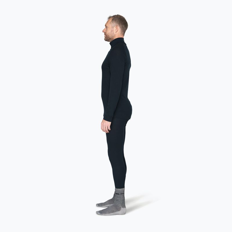 Мъжки термоактивен суитшърт Devold Adventure Merino 190 High Neck ink 4