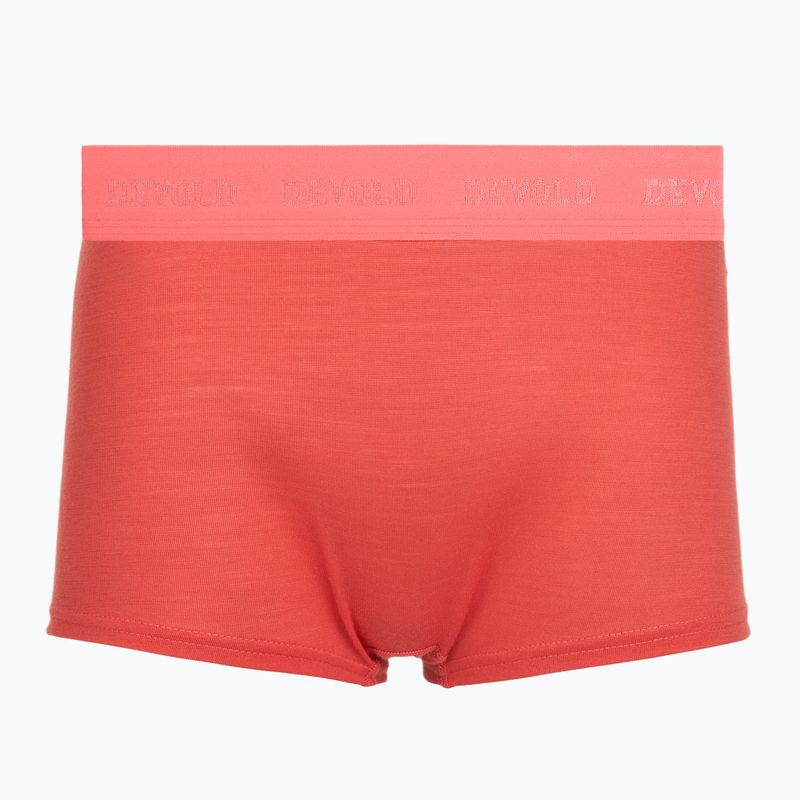 Дамски термобоксерки Devold Breeze Merino 150 Hipser 2 pack black/coral 2