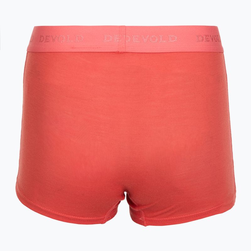 Дамски термобоксерки Devold Breeze Merino 150 Hipser 2 pack black/coral 4
