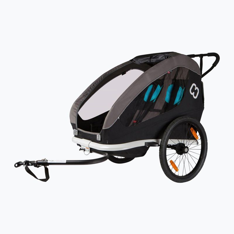 Ремарке за велосипед Hamax Traveller Twin black/grey 2