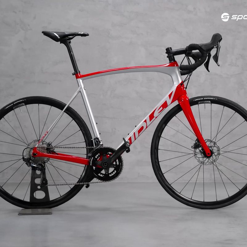Ridley Fenix SL Disc Ultegra FSD08Cs сребрист/червен шосеен велосипед SBIFSDRID545 15