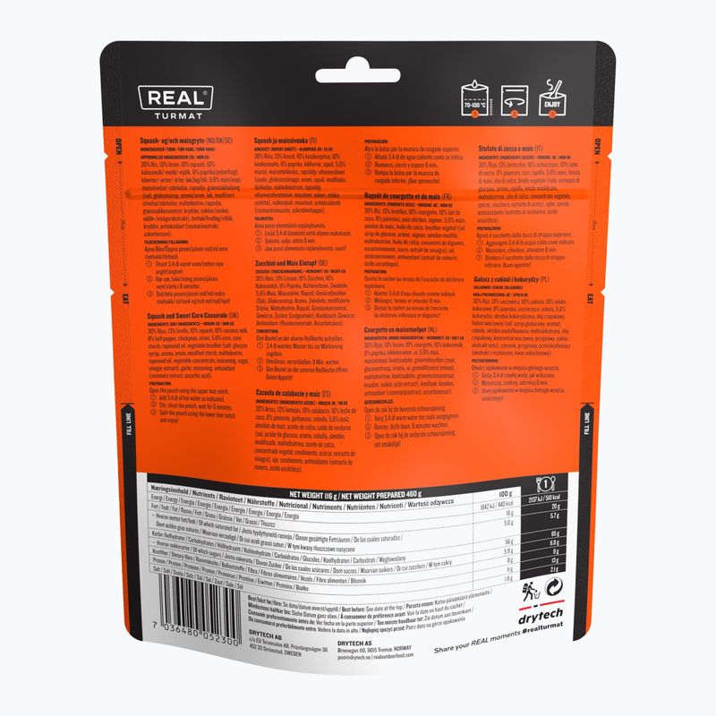 Лиофилизирана храна Real Turmat Zucchini and Corn Stew 116 g 2