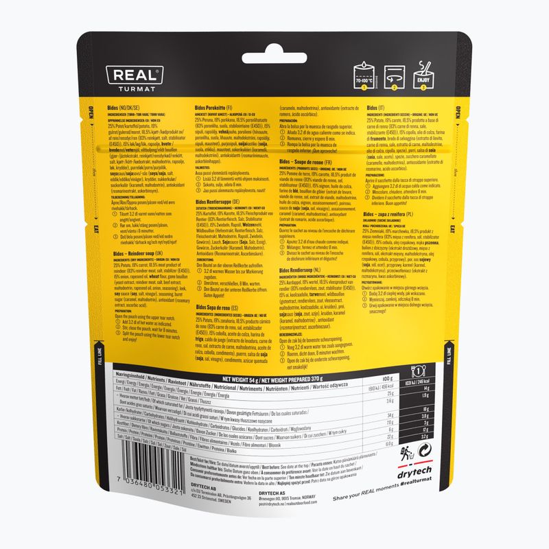 Лиофилизирана храна Real Turmat Reindeer Soup 54 g 2