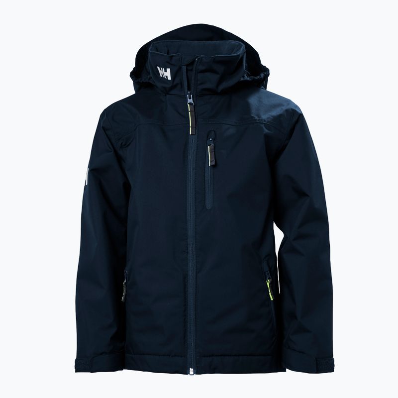 Детско ветроходно яке Helly Hansen Crew Midlayer navy